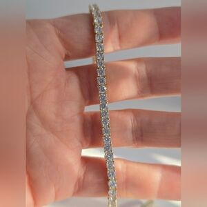 Gold Tennis Bracelet